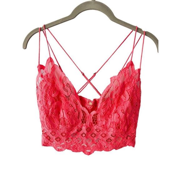 NEW Free People FP One Adella Bralette in Pink Size M - Picture 3 of 6